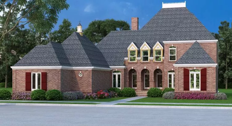 image of french country house plan 9190